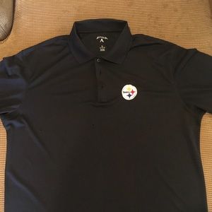 Steelers polo by Antigua size XL